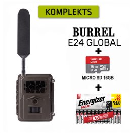 BURREL E24 Global + MicroSD 16GB + батарейки Energizer 12 шт. лесная камера
