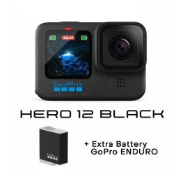 GOPRO HERO12 Black + Enduro Battery sportkaamerad