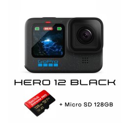 GOPRO HERO12 Black + MicroSD 128 GB sportkaamerad