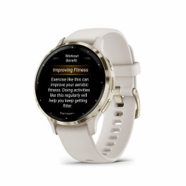 GARMIN Venu 3S, Ivory + Soft Gold спортивные часы