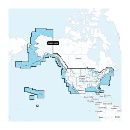 GARMIN U.S. & Coastal Canada - Lakes, Rivers and Coastal Marine Charts Garmin Navionics+™ | NSUS0 sonari kaart