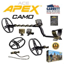 GARRETT ACE APEX with Raider coil 8.5"X11"DD Jase Robertson Signature Edit metallidetektor