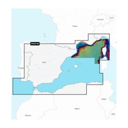 GARMIN Spain, Mediterranean Coast - Marine Charts Garmin Navionics Vision+™ | NVEU010R | microSD™ sonari kaart