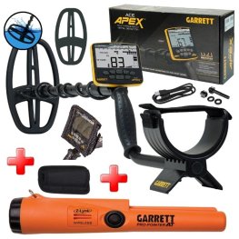 GARRETT ACE APEX Viper + GARRETT Z-Lynk Pinpointers + control unit protection metallidetektor