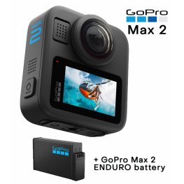 GOPRO MAX 2 + Max 2 Enduro battery sportkaamerad