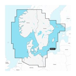 GARMIN Skagerrak & Kattegat - Marine Charts Garmin Navionics+™ | NSEU645L | microSD™/SD™ sonari kaart