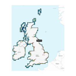 GARMIN U.K. & Ireland Lakes & Rivers - Inland Marine Charts Garmin Navionics Vision+™ | NVEU072R sonari kaart
