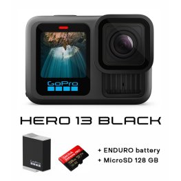 GOPRO HERO13 Black + MicroSD 128 GB + Enduro Battery sportkaamerad