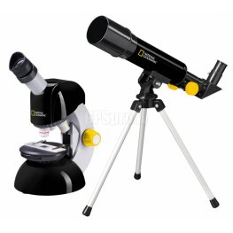NATIONAL GEOGRAPHIC Telescope Set  50/350 AZ  + Microscope 40x-640x телескоп